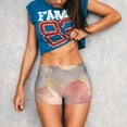 thumbnail image 3 of Lsque Abstract Marble Texture Pattern High Waisted Biker Shorts for Women-Tummy Control Fitness Athletic Workout Running Yoga Gym Shorts,Moisture-Wicking-XX-Large, 3 of 9