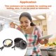thumbnail image 4 of Advancent Juego de 8 unidades de ollas para acampar, utensilios de cocina portátiles para mochileros, vajilla de cocina reutilizable de Metal Kits de desorden para acampar, 4 of 6