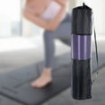 thumbnail image 4 of Cheers.US Yoga Pilates Mat Carry Bag Large Adjustable Mesh Polyester with Shoulder Adjustable Strap Compressed Pouch Best Yoga Mat Carrier, 4 of 7