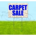 thumbnail image 1 of Carpet Sale (18" x 24") Yard Sign, Includes Metal Step Stake, 1 of 6