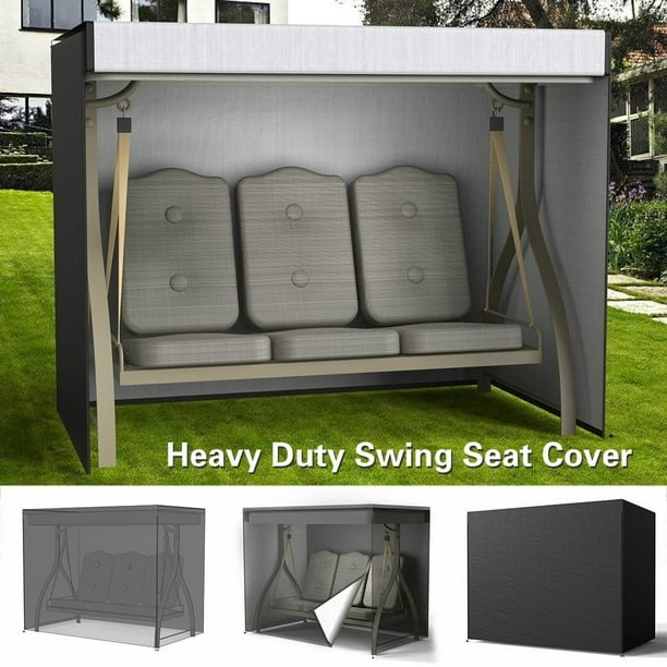 Outdoor Heavy Duty 420d 3 Seater Swing Seat Chair Hammock Cover Garden Patio Furniture Protector Com - Heavy Duty Outdoor Furniture Covers Uk