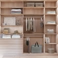 thumbnail image 5 of Unique Bargains 1Pack Clothes Storage Moving Bags for Closet Organizers Black 19x10x15.5in, 5 of 7