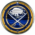thumbnail image 2 of NHL Buffalo Sabres Chrome Clock, 12" x 12", 2 of 2