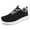 Black white, variant on X STQ Walking Shoes for Women Wide Toe Box Sneakers Breathable Orthopedic Swollen Feet Diabetic Shoe Gym Workout Plantar Fasciitis Running Tennis Athletic with Adjustable Lace-up Navy 9