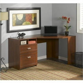 Realspace Magellan Collection Corner Desk Classic Cherry