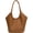 Brown, variant on Shoulder Bag for Women Soft PU Leather Casual Trendy Handbags Tote Bag Purses For Everyday Use