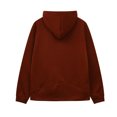 thumbnail image 6 of Resicozy Women Cropped Raglan Half Zip Hoodie Long Sleeve Pullover Slim Casual Street Fall Sweatshirts with Pockets Wine XL, 6 of 6