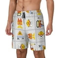 thumbnail image 1 of Fotbe Construction Equipments Worker Traje de Baño para Hombre – Shorts de Natación de Secado Rápido con Forro y Bolsillos-Medium, 1 of 6
