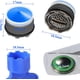 thumbnail image 3 of BN-6 piezas, M18.5 Aireador, Boquilla para baño de cocina, Aireador de grifo de fregadero de plástico para ahorro de agua con 2 llaves, Azul, 3 of 5