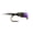 Purple, variant on High Carbon Steel Jig Fly Hook with Tungsten Tip, Realistic Nymph Lure for Deep Water Fishing