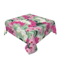 thumbnail image 2 of Wukai Orchids Flowers Waterproof Tablecloth for Kitchen Dining, Fits Square Tables for 2-4 Seats -60"x60", 2 of 7