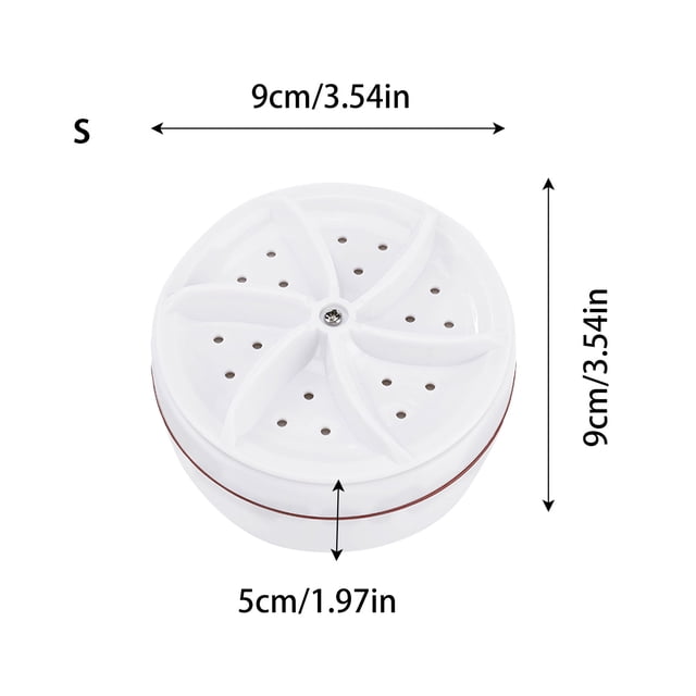 JJKBVCLO Portable Machine Suction Cup Turbine Washer | Travel Turbine Washer Multifunctional Washing Machine Portable Washing Machine For Home Travel Business Camping RV