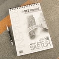 thumbnail image 3 of Bee Paper - Bee Inspired 9"x12" Sketching Paper Pad, 100 Sheets, Top Wire, 50lb. 74 GSM, 3 of 8