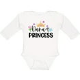 thumbnail image 3 of Inktastic Nana's Princess Crown and Flowers Girls Long Sleeve Baby Bodysuit, 3 of 5