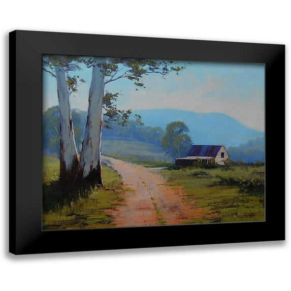 Gercken, Graham 24x20 Black Modern Framed Museum Art Print Titled - Australian Scene