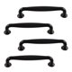 thumbnail image 5 of unbranded 4Ud Manijas Negras Para Puertas Y Cajones De Muebles Con Estilo Europeo Moderno, 5 of 8