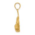 thumbnail image 5 of Auriga Fine Jewelry 14K Yellow Gold Shark Pendant for Women (L-25 mm,W-20 mm), 5 of 6