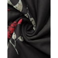 thumbnail image 5 of INSPIRE CHIC Women's Maternity Flowy Floral Dress Midi Formal Casual Pregnancy Dress 2026 Summer M Black Dress & Red Rose, 5 of 6