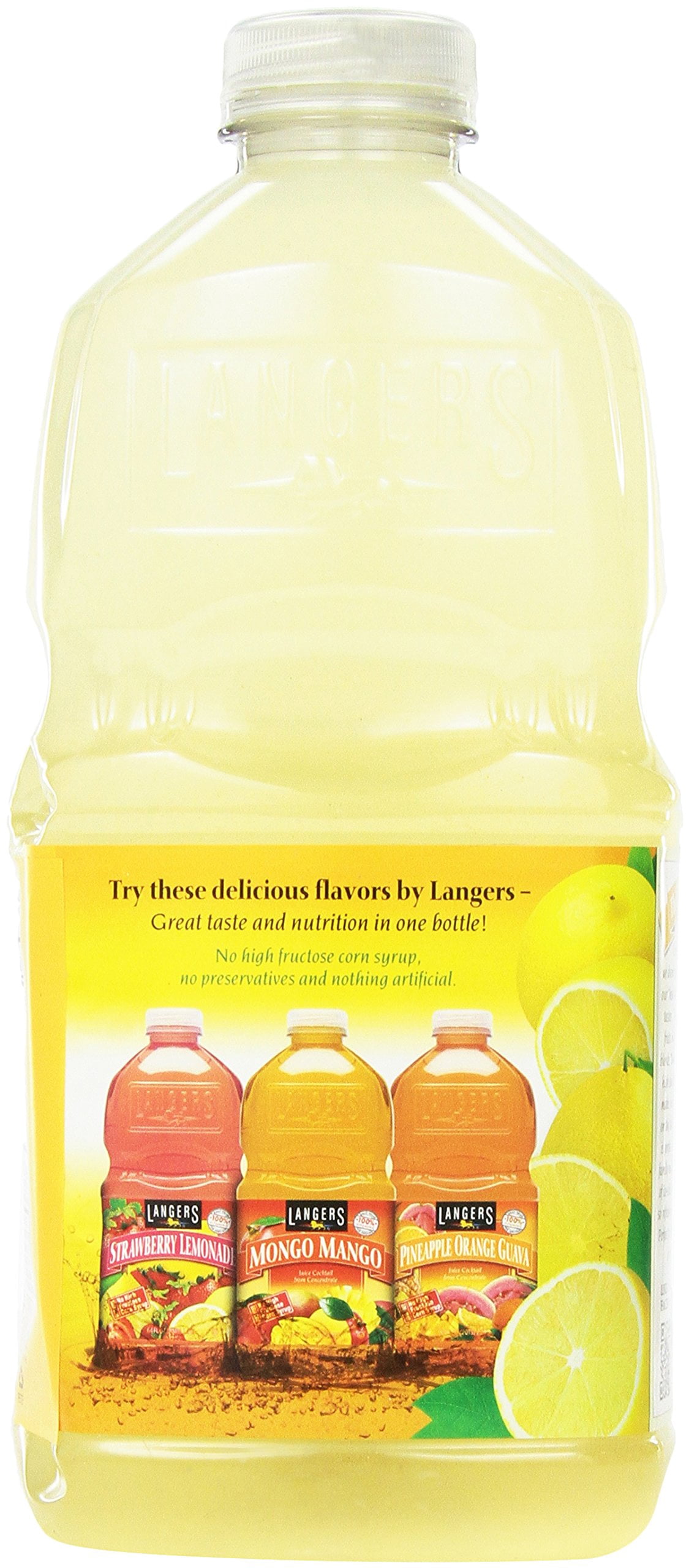 (Pack Of 8) Langers Juice Lemonade 64 Fo