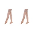 thumbnail image 1 of Qarigey Calentadores de piernas para mujeres y niñas, calcetines largos sin pies, medias de Ballet de baile de invierno y otoño Type2 NO2, 1 of 6