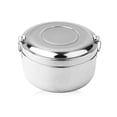 thumbnail image 4 of EeaseCA Stainless Steel Lunch Box Double layer Insulated Lunch Box Portable Food Container for Students Staff Use (14cm), 4 of 7