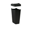thumbnail image 2 of Poubelle à couvercle basculant Rubbermaid, noire, 12,2 gallons (46,2 L), 2 of 5