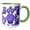 Green/White, variant on 3drose, Image of Aliens, 15oz Mug