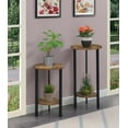 thumbnail image 6 of Graystone 24-inch Two-Tier Plant Stand in Nutmeg Wood Finish, 6 of 7
