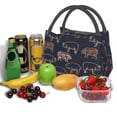 thumbnail image 3 of Easygdp Pig Farm Bolsa de Almuerzo Insulada Reutilizable, Bolsa de Mano y Bandolera para Oficina, Trabajo, Viajes, 3 of 6