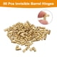 thumbnail image 3 of 50Pcs Bisagras de Barril Invisibles, 4x15mm Bisagra Oculta de Latón para Cajas de Joyería, Cajas de Música, Oro, 3 of 6