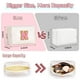 thumbnail image 2 of Bolsa de maquillaje TOPEAST Initial Pearly White V de piel sintética impermeable, 2 of 7