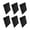 Black, variant on 24Cell Chicken Nesting Pad 6pcs Reusable Nest Box Lining Box for Coops Backyard Poultry Comfortable Eggs Laying Solution