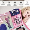 thumbnail image 4 of Throw Blankets I Like Cheerleading Men Women Throw Blankets Fleece Blanket Luxurious Travel Blanket Cozy Bed Blanket for All Seasons Gift Throw Blanket for Sofa Couch 50"x40", 4 of 6