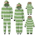thumbnail image 5 of Odeerbi Matching Family Christmas Pajamas Sets Parent-Child Xmas Warm Hooded Jumpsuit Printed Home Wear Set Loungewear Sleepwear Jammies for Mom, 5 of 6