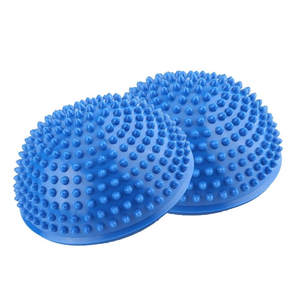 WALFRONT Fitness Balance Ball, PVC Yoga Ball,PVC Inflatable Half Yoga Balls Massage Point Fitball Exercises Trainer Fitness Balance Ball
