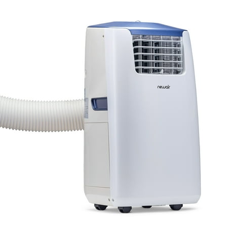 NewAir - 525 Sq. Ft. Portable Air Conditioner and Heater, 8,600 BTUs (8,532 BTU, DOE), Window Venting Kit and Remote Control - White