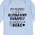 thumbnail image 4 of Inktastic My Mommy is a Respiratory Therapist and a Hero Boys or Girls Long Sleeve Baby Bodysuit, 4 of 5