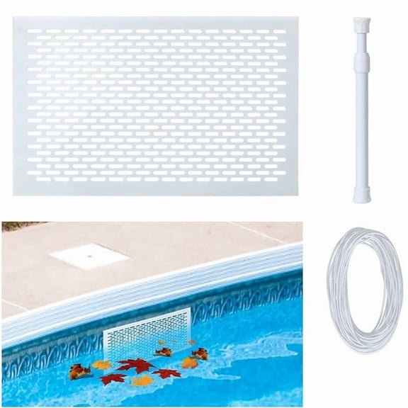 Skimmer Guard Kit Pool Skimmer Net Leaf Catcher Shield System for Above Ground and Inground Swimming Pool Maintenance