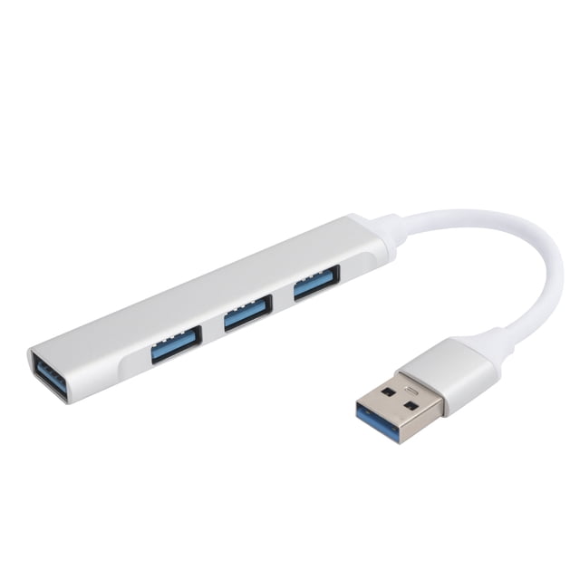 Adaptador convertidor de aleación de aluminio de 4 puertos USB 3.0, divisor de ultraalta velocidad, accesorios