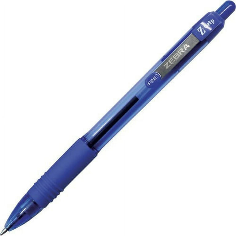 Zebra Pen Z-Grip Retractable Ballpoint Pen - 0.7 mm Pen Point Size - Retractable - Blue - 12 / Pack Zebra Pen Z-Grip Retractable Ballpoint Pen - 0.7 mm Pen Point Size - Retractable - Blue - 12 / Pack