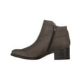 thumbnail image 3 of Womens Naturalizer Keaton Zip Up Ankle Block Heel Boots, Grey, 9 US / 39 EU, 3 of 5