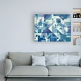 thumbnail image 3 of Trademark Fine Art 'Try Angles I Blue' Canvas Art by Wild Apple Graphics, 3 of 3
