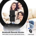 thumbnail image 4 of PoplarTrees Ring Light 18'' with Tripod Stand 65W, 3 Light Mode Remote Control 3200-5500K Dimmable CRI 95, Makeup Photography LED Ring Light for YouTube TikTok Video Shooting Including Carrying Bag, 4 of 6