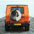 thumbnail image 2 of Fotbe Double Exposure Cat Forest Spare Tire Cover Thickening Universal Fit for Jeep, Trailer, RV, SUV, Truck, Tough Tire Wheel Soft Cover-16 inch, 2 of 8