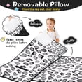 thumbnail image 3 of White and Gray Of Leopard Print Toddler Nap Mats for Kids Preschool,Sleeping Mat Bag or Kids,Toddler Sleeping Bag,Toddler Nap Mat or Daycare, 3 of 6