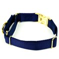 thumbnail image 3 of Country Brook Petz® Navy Blue Heavyduty Nylon Martingale with Premium Buckle, Medium, 3 of 6