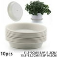 thumbnail image 3 of 10 Pcs Soucoupes Rondes en Pp pour Plantes Succulentes, Plateaux de Jardinière, Fournitures, Déco, 3 of 5