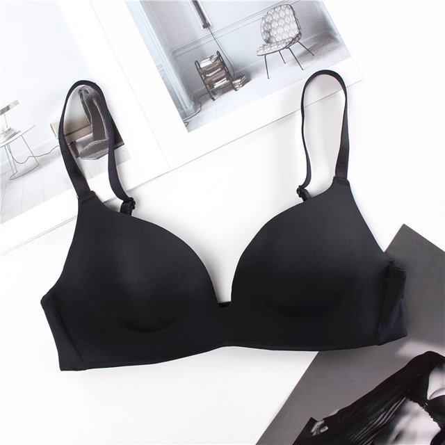 Sujetador deportivo push-up de una pieza para dormir de estilo japonés, ligero, sin costuras y sin aro de acero, para niñas, ropa interior anti-caminar