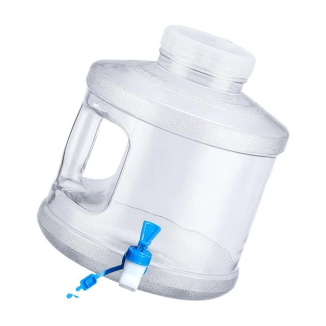 Contenedores de almacenamiento de agua potable Jarra de almacenamiento de agua, con grifo Tanque de agua portátil Camping para uso doméstico Barbacoa Patio Camping