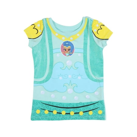 

Shimmer & Shine Toddler Turquoise Short-Sleeve Puff T-Shirt - 2T